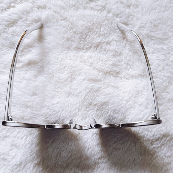 Addison Silver Heart-Shaped Sunglasses - Picture 9 of 12